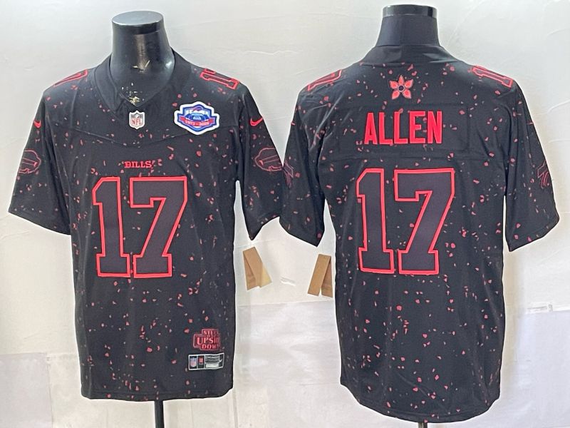 Men 2026 Buffalo Bills #17 Allen Black 4th generations Nike Limited NFL Jersey 03